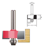 TCT Rabbeting Router Bit с набором шариковых подшипников, двойной резак, правое вращение